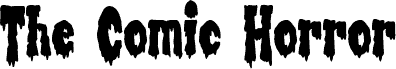 The Comic Horror font