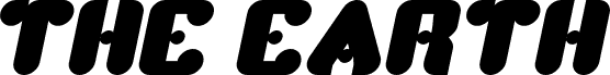 THE EARTH Bold Italic