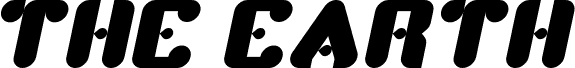 THE EARTH Italic