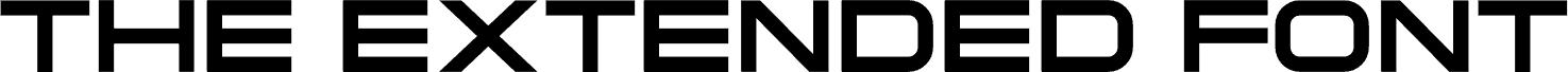 THE EXTENDED FONT DEMO VERSION