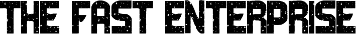 Preview of the The Fast Enterprise font