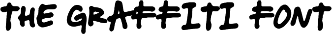 THE GRAFFITI FONT DE