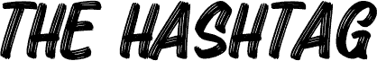 The Hashtag フォント