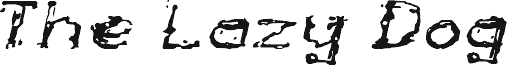 Vorschau der Schriftart The Lazy Dog Italic