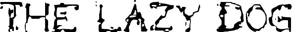 Vorschau der Schriftart the lazy dog