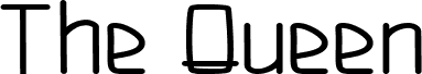 The Queen Font