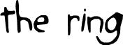 Preview of the the ring font