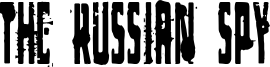 Preview of the The Russian Spy font