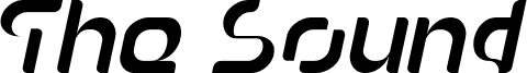 Preview of the The Sound Italic font