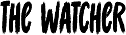 The Watcher czcionka