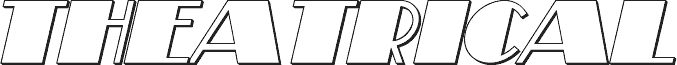 Theatrical Shadow Bold Italic