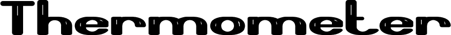 Thermometer Bold 字体预览