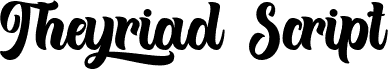 Theyriad Script Personal Use