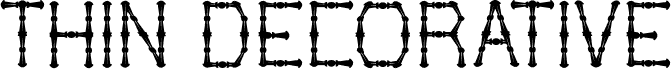 THIN DECORATIVE