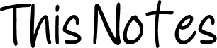 This Notes Regular