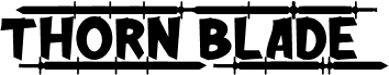 Vorschau der Schriftart Thorn Blade