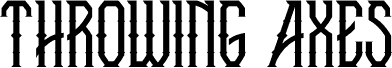 Throwing Axes