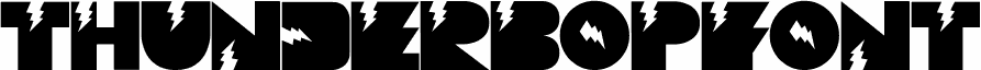 Thunderbopfont
