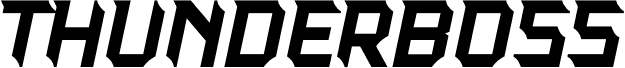 THUNDERBOSS - Personal Use Italic