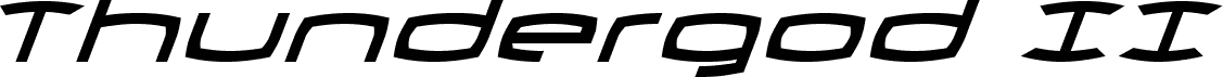 Thundergod II Italic