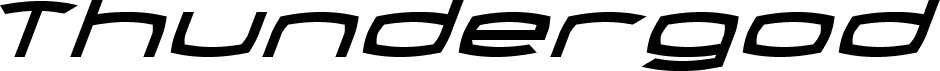 Thundergod Italic