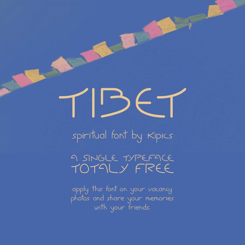 Tibet Czcionka