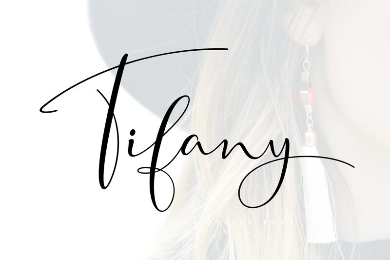 Tifany Script Schriftart