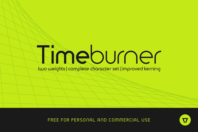 TimeBurner Schriftart