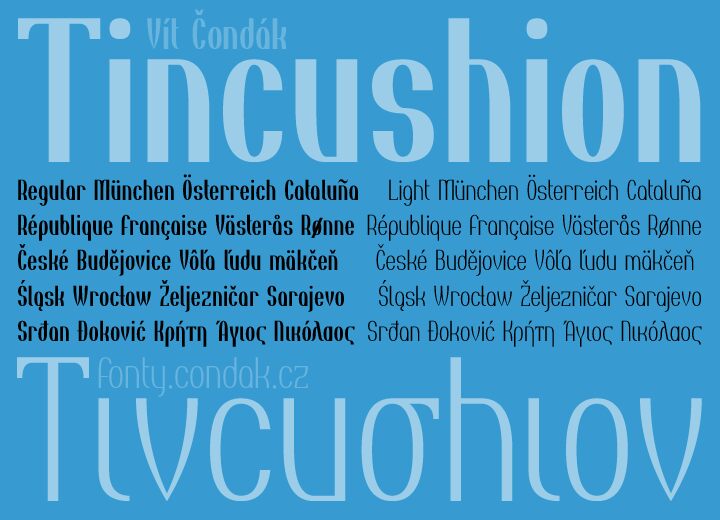 Tincushion Schriftart