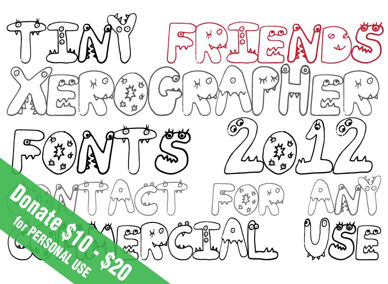 TinyFriends Carattere