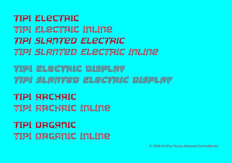 Tipi Schriftart