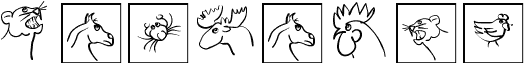 Preview of the Tierisch font