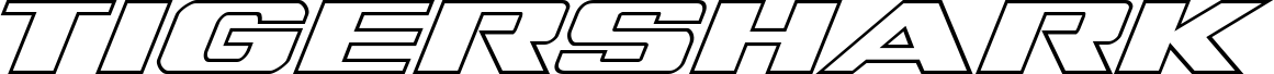 Попередній перегляд шрифту Tigershark Outline Italic