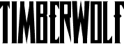 Timberwolf Regular font