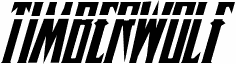 Timberwolf Regular font