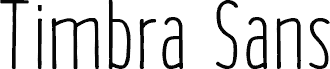 Timbra Sans