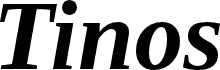 Tinos Bold Italic