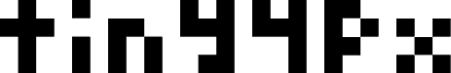 Preview of the tiny4px font