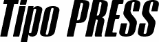 Tipo PRESS Italic