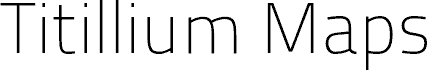 TitilliumMaps26L-1wt