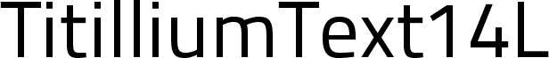 TitilliumText14L-400wt