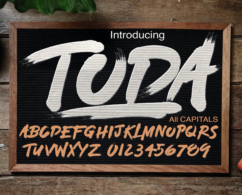 TODA Schriftart
