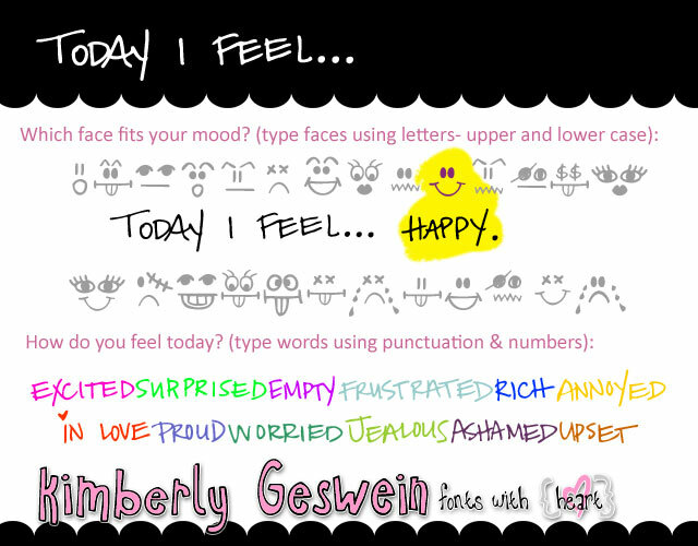 Today I Feel Schriftart