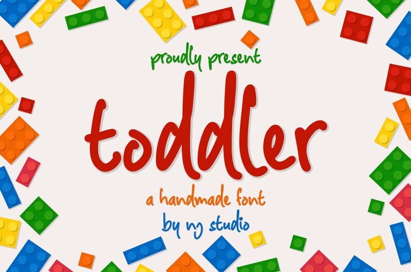 Toddler Toys Шрифт