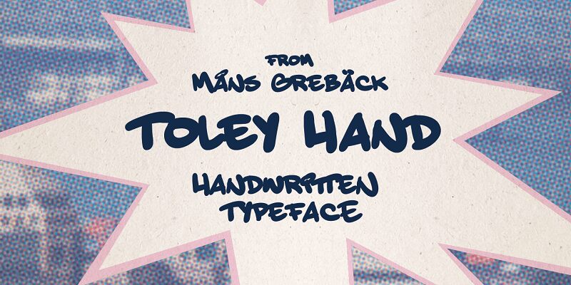 Toley Hand Schriftart