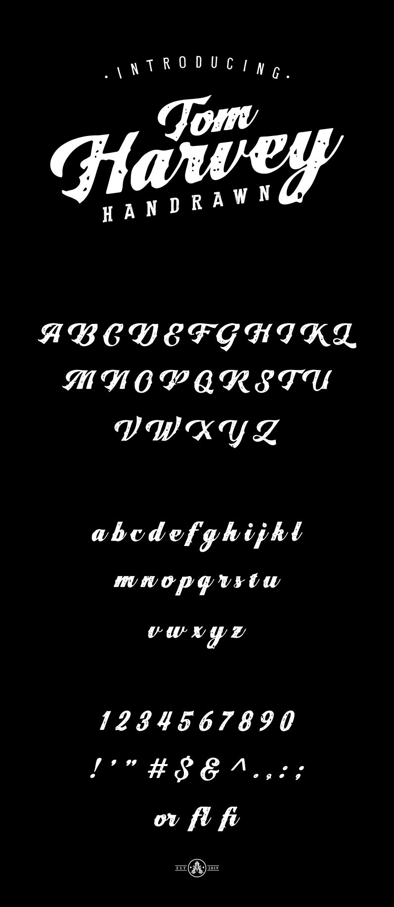 Tom Harvey Script Czcionka