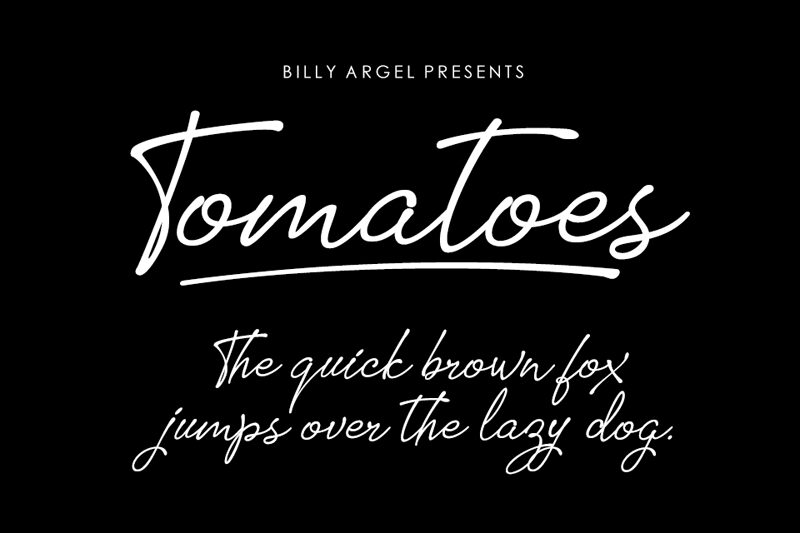 Tomatoes フォント