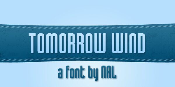 Tomorrow Wind Schriftart