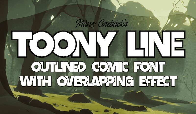 Toony Line Carattere