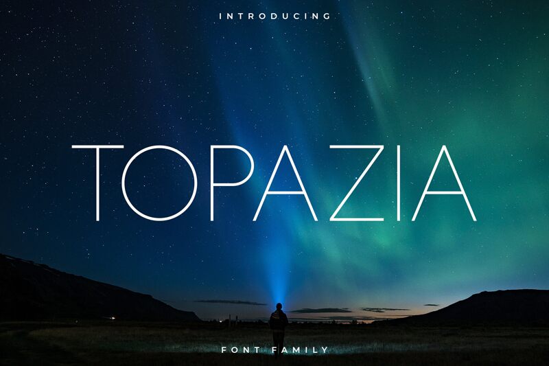 Topazia 字体